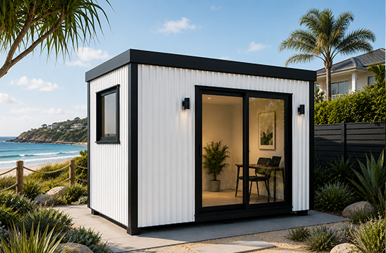 My Pod NZ builds and delivers stylish, compact cabins perfect for a sleepout, home office, guest accommodation or extra living space.